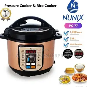 5.0l Pc-77 Nunix Electric Pressure Cooker and Rice Cooker