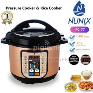 Brand New Pc-77 Nunix Electric Pressure Cooker-High Pressure