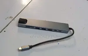 Type C Hub With Hdmi, Usb, SD Card and Ethernet Adapter