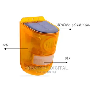 Wireless Solar Pir Motion Sensor Alarm