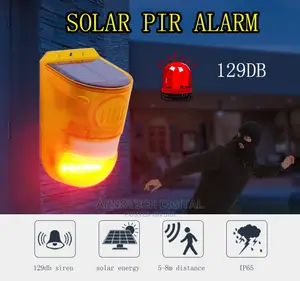 Wireless Solar Pir Motion Sensor Alarm