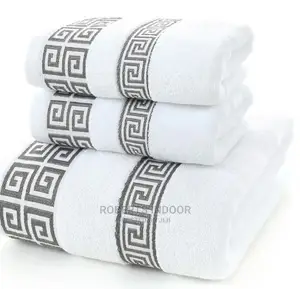 White 3 Piece Set Towel