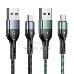 US-SJ450 U55 Micro Aluminum Alloy Braided Data Cable 1m Set(