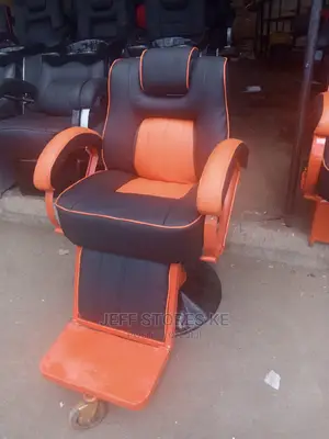 Orange Local Made Barber Chair