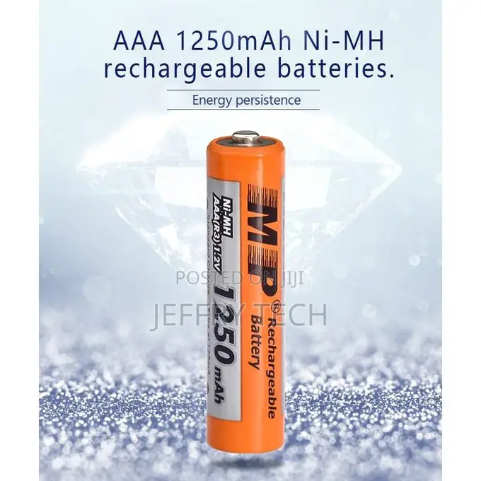 Multiple Power Multiplepower AAA 1.2V 1250mah Rechargeableba