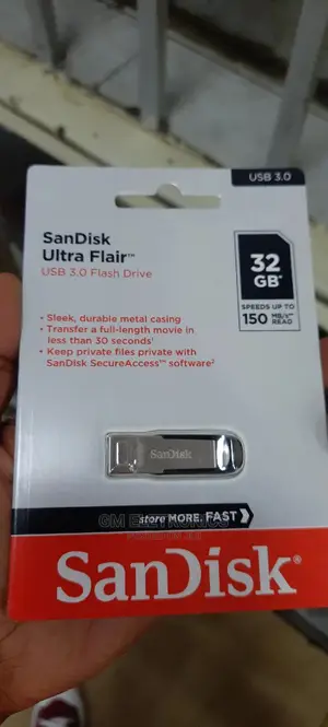 32gb Sandisk Metallic Fast Speed Flash Drive.