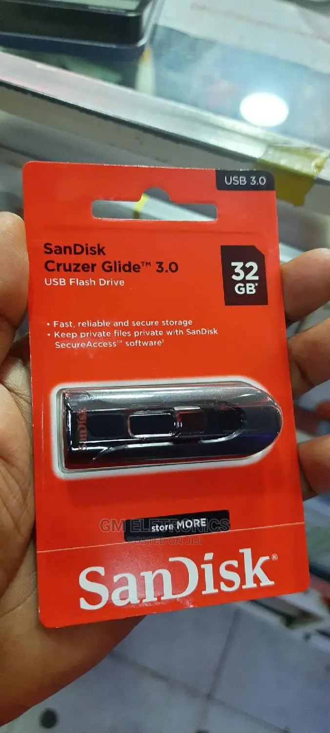 32gb Sandisk Cruzer Glide Usb Drive.