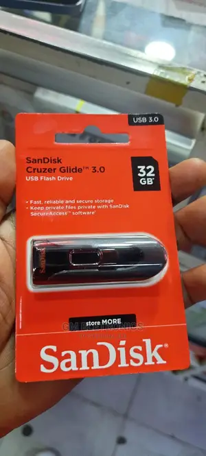 32gb Sandisk Cruzer Glide Usb Drive.