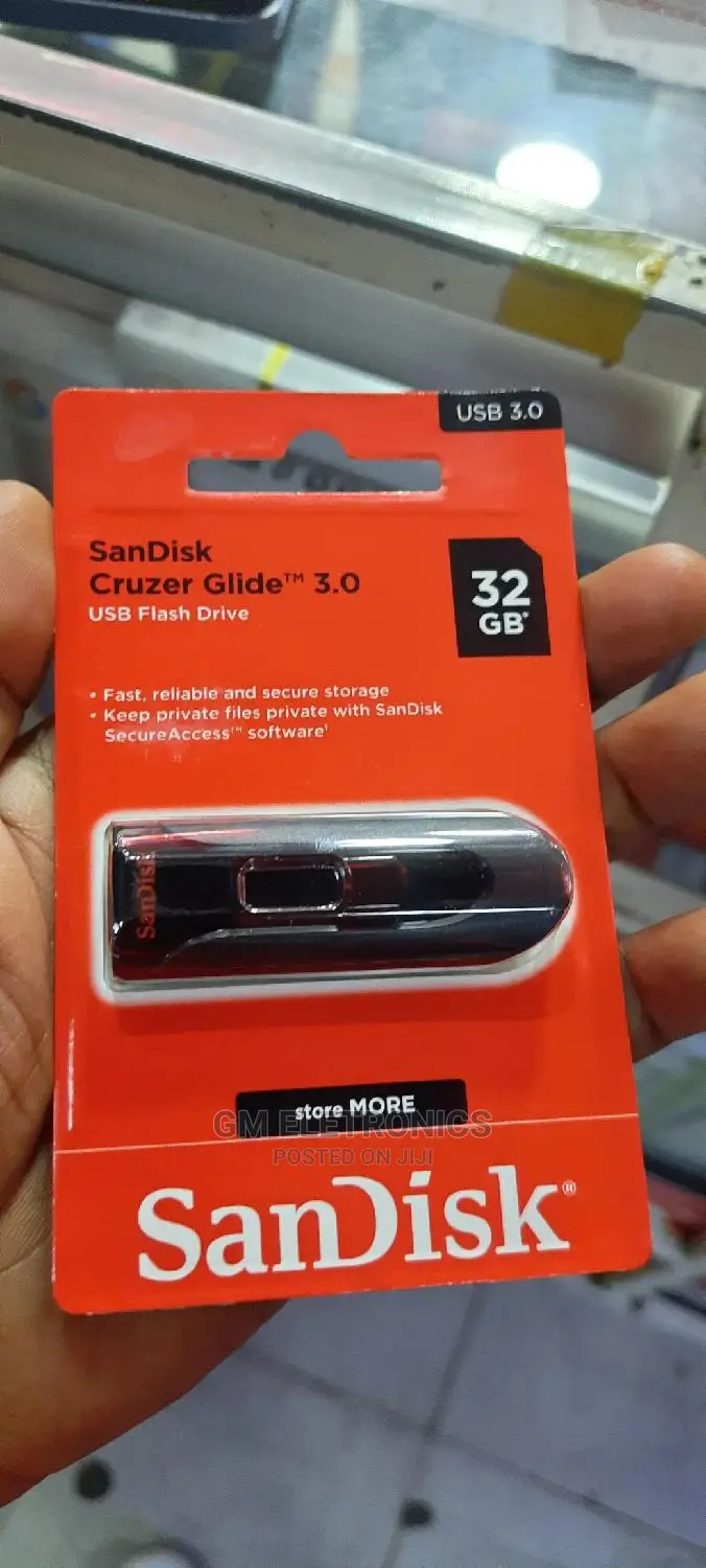 32gb Sandisk Cruzer Glide Usb Drive.