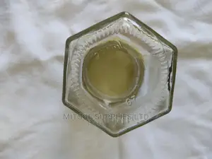 A Set of 10 Hexagonal 290ml Spice Jars