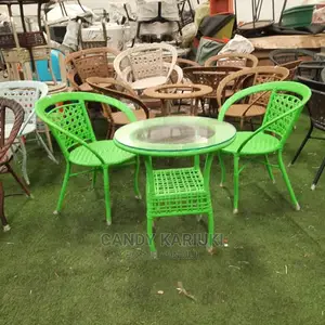 Outdoor Set 2 Seater Green in Color