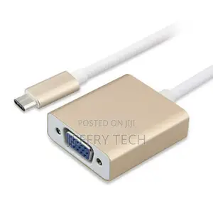 Generic Type C USB 31 Male to VGA Femal Monitor Projector Ad