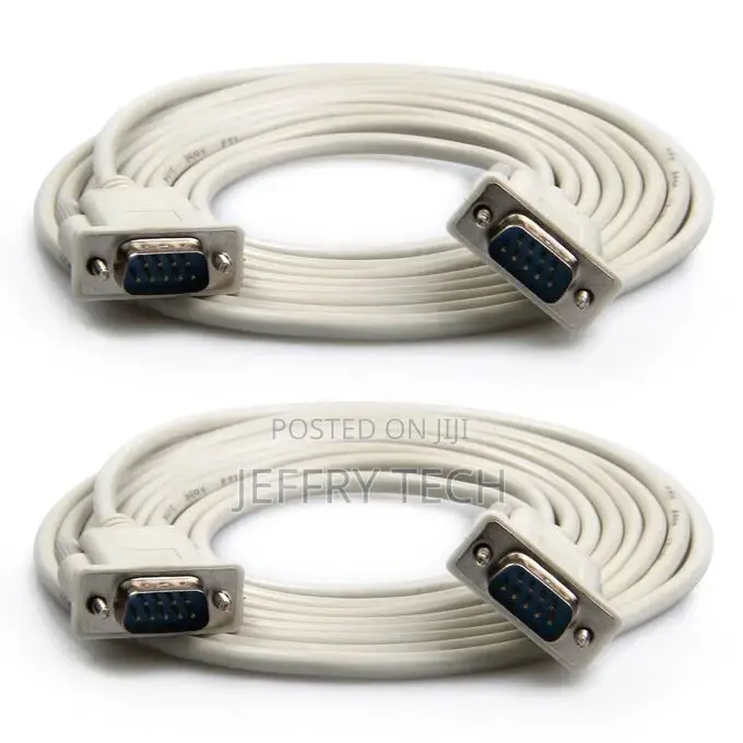 5m RS232 DB9 9pin Serial Male to Male COM Port-