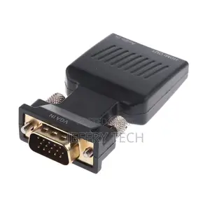 VGA Male to HDMI Female With Audio Converter Adapter Suppor