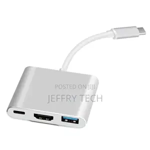 Generic 3 In1 Multiport Type C USB 3.1 Hub USB-C to USB 3.0/