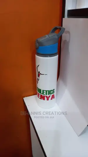Bottle With Blue Strap