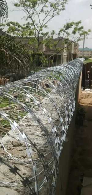 Galvanized Razor Fencing - Mombasa Malindi Road