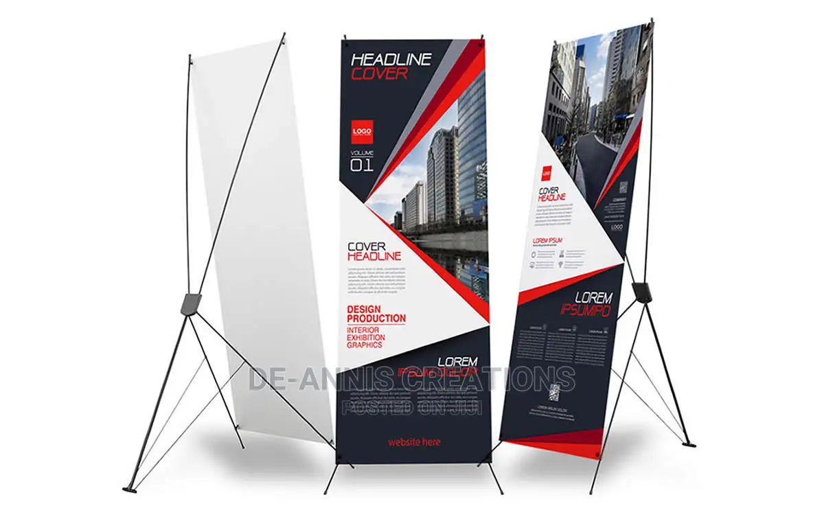 New X Stand Banner