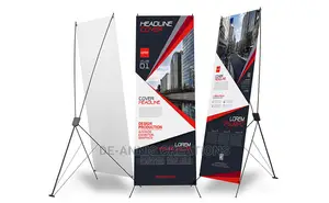 New X Stand Banner