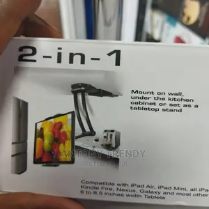 Kitchen Tablet Holder 2 in One for All Tablets and Phones