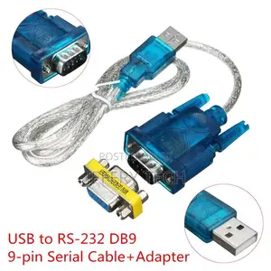 USB to RS-232 9-Pin DB9 Serial Cable Female Adapter Support