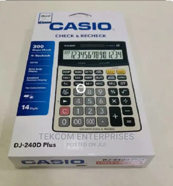 Casio DJ-240D Plus Desktop Calculator