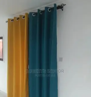 2m Double Curtain Rod