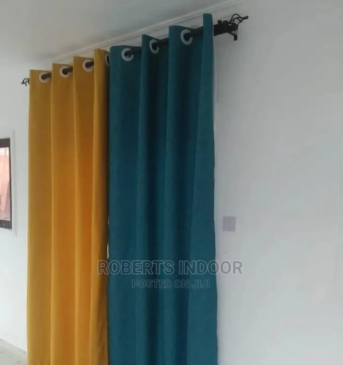 2m Double Curtain Rod