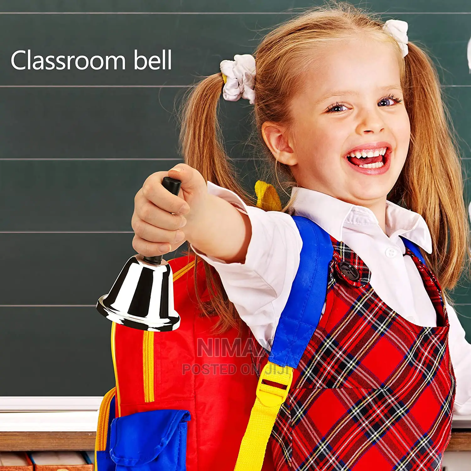 Loud Hand Bell, Silver Steel Hand Bells