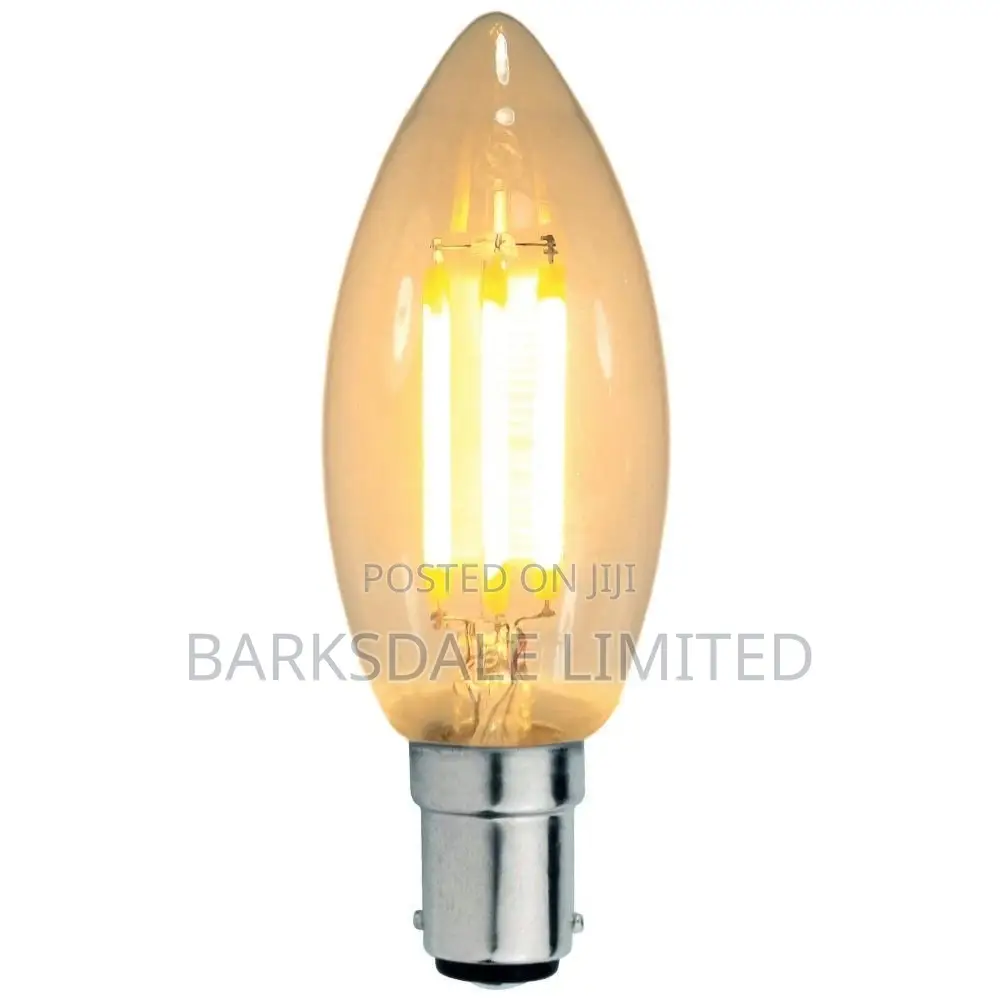 4W Candle LED Warm White Bulb B22 Daylight Screw Dimmable