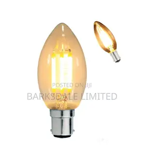 4W Candle LED Warm White Bulb B22 Daylight Screw Dimmable