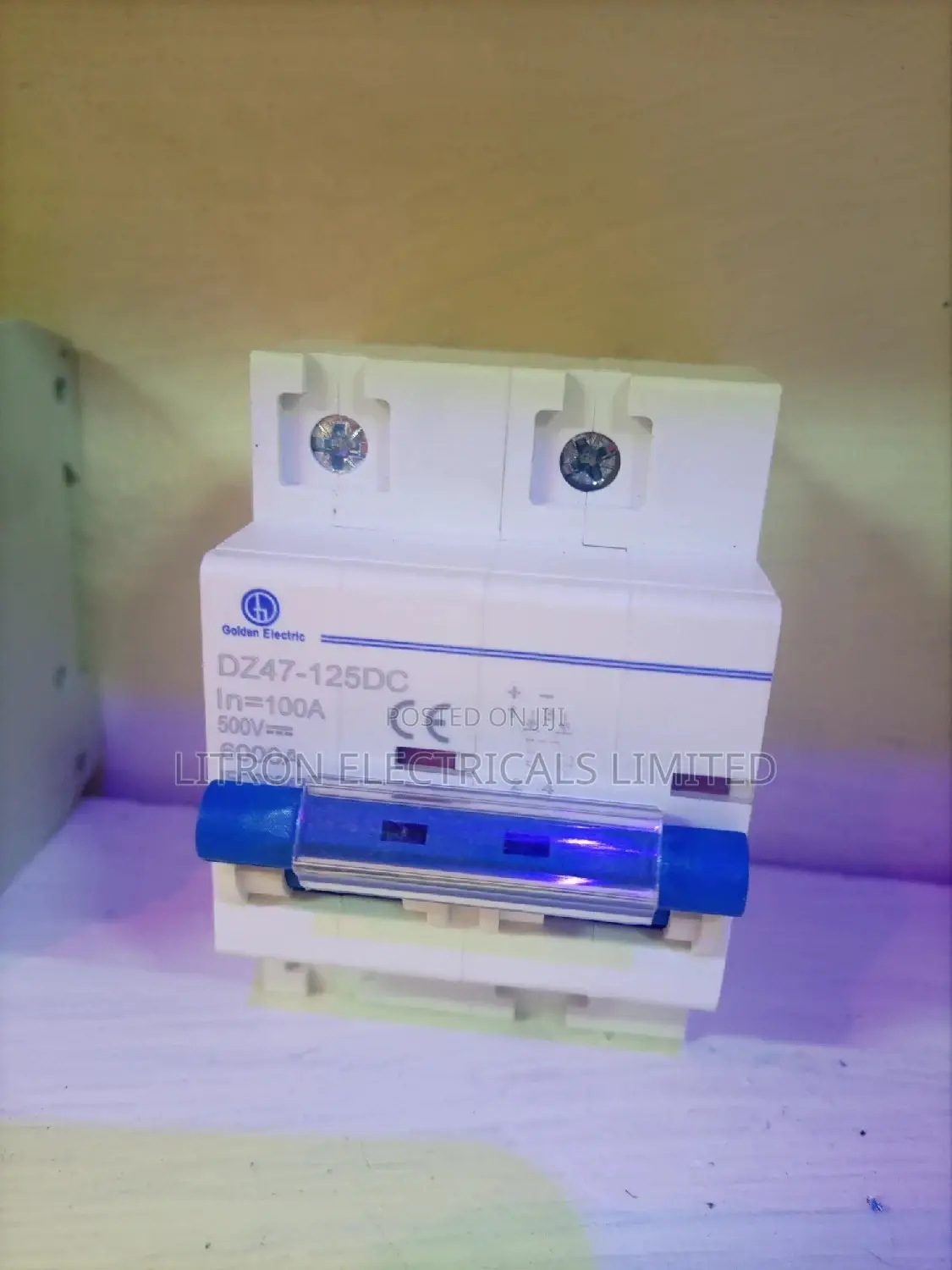 100A DC Breakers Double Pole