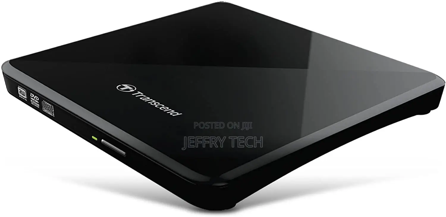Transcend 8K Extra Slim Portable DVD Writer Optical Drive (T