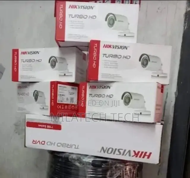6 Channel KIT Cctv Hikvision Camera 20m With Night Vision