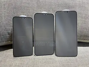 iPhone 12 Pro Max Anti Peeping Tempered Glass Full Coverage
