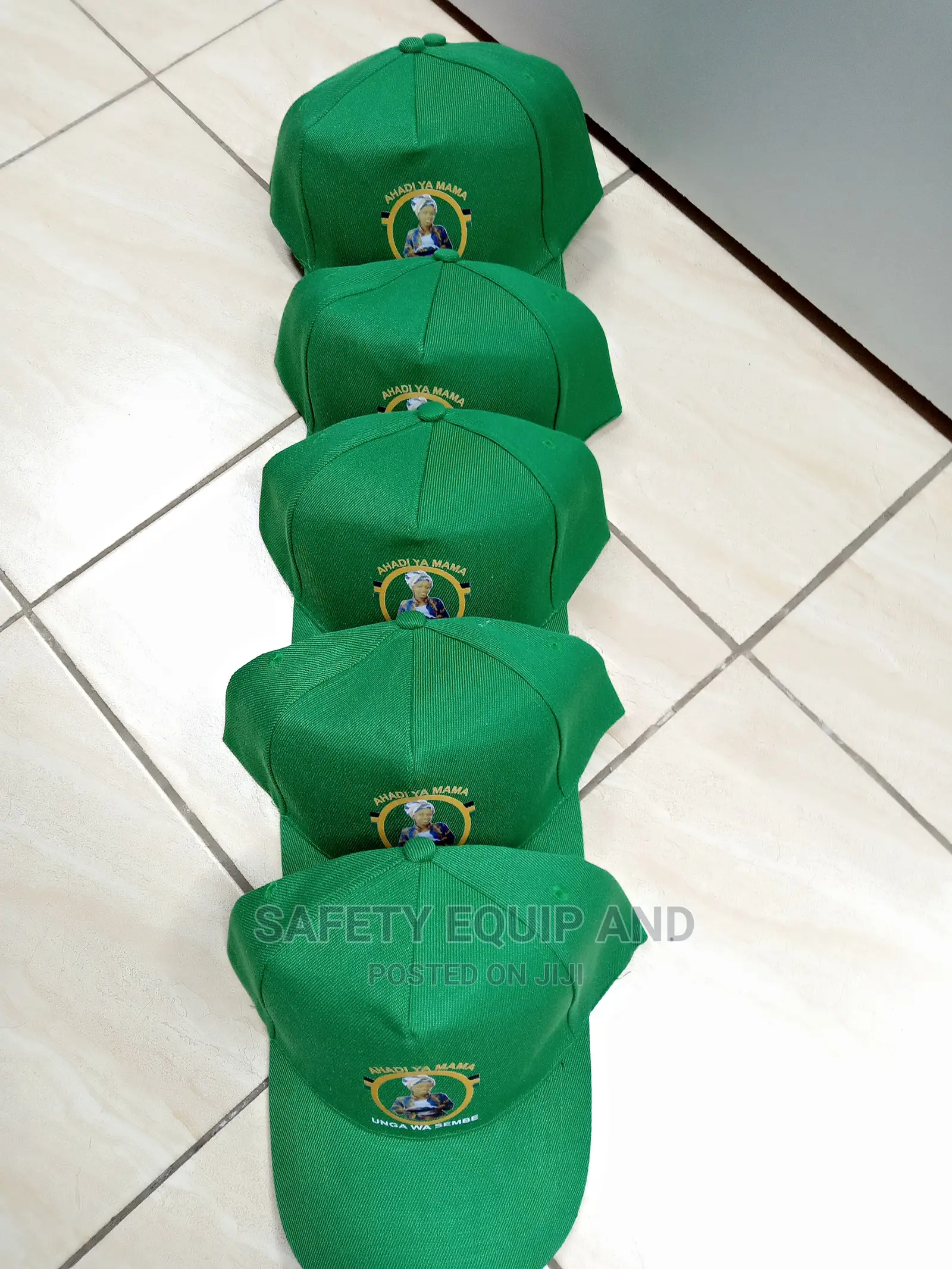 Caps-Green Branded Caps