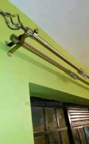 Gold 3m Double Curtain Rod