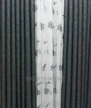Grey Line Curtain