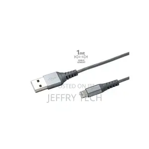 USB to Lightning Nylon Cable - Silver