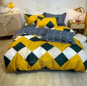 Yellow and Green Kingsize Duvet Cover
