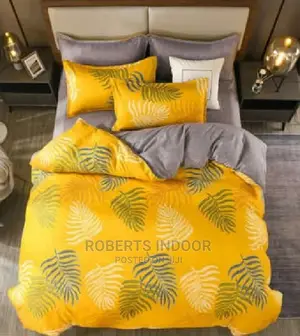 Flowered Yellow Cozy Duvet Cover