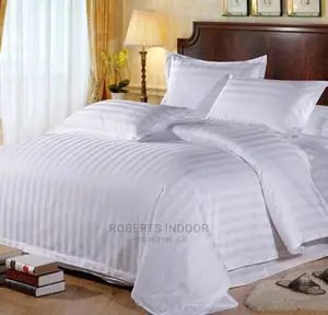 White Stripped Duvet Cover