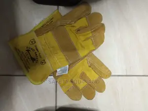 Gloves-Yellow Double Stitched Quality Gloves