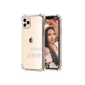 iPhone 11 Pro Max Crystal Clear Slim Soft TPU Cover With Rei