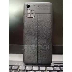 Autofocus Soft Tpu Back Cover for SAMSUNG GALAXY M51 - Black