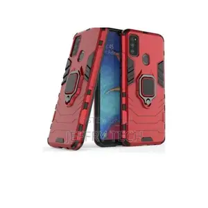 Iron Man Cover for Samsung M30S - Red