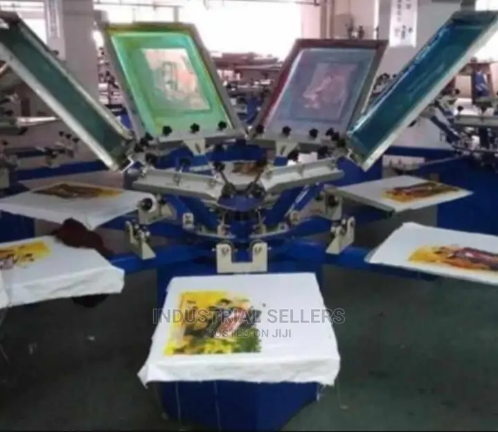 Authentic 6colour 6station Screen Printing Machine