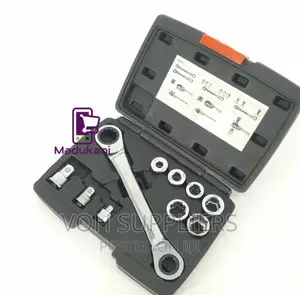 10PCS 16-In-1 Ratchet Wrench Spanner Set