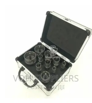 10PCS HSS Carbide Tipped Hole Saw Set