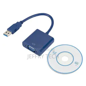 External Graphics Card Converter Cable USB3.0 to VGA, Resolu